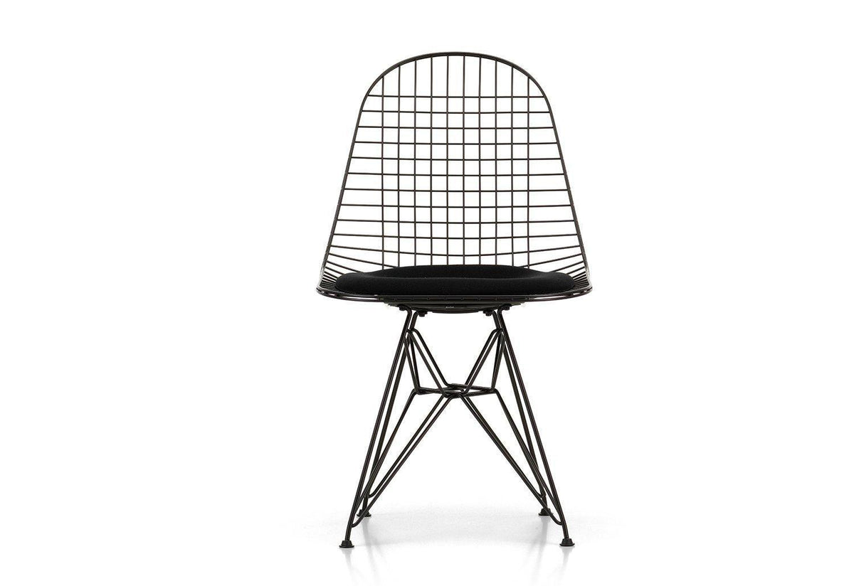 Eames DKR wire chair with upholstery, 1951, Charles and ray eames, Vitra