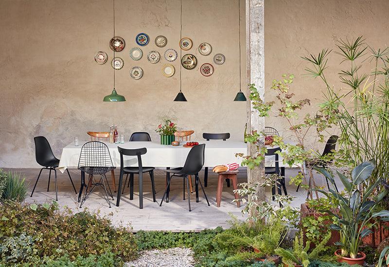  Eames side chair for outside dining 