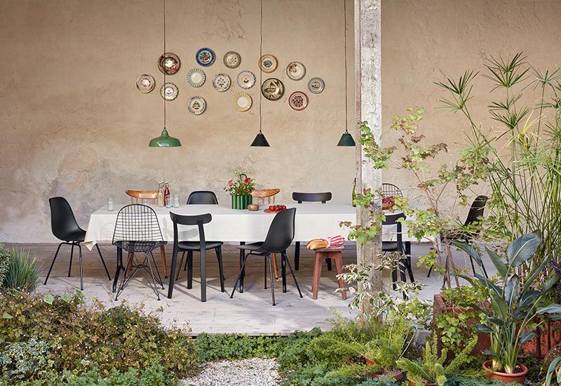 Eames side chair for outside dining