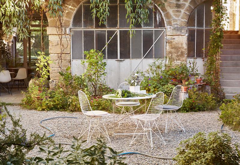 Eames DKR for outdoor dining