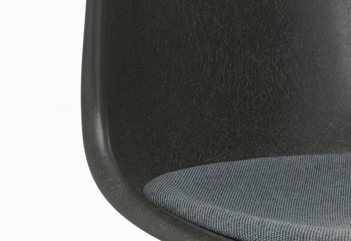 Eames Fiberglass DSR with seat upholstery, 1950, Charles and ray eames, Vitra