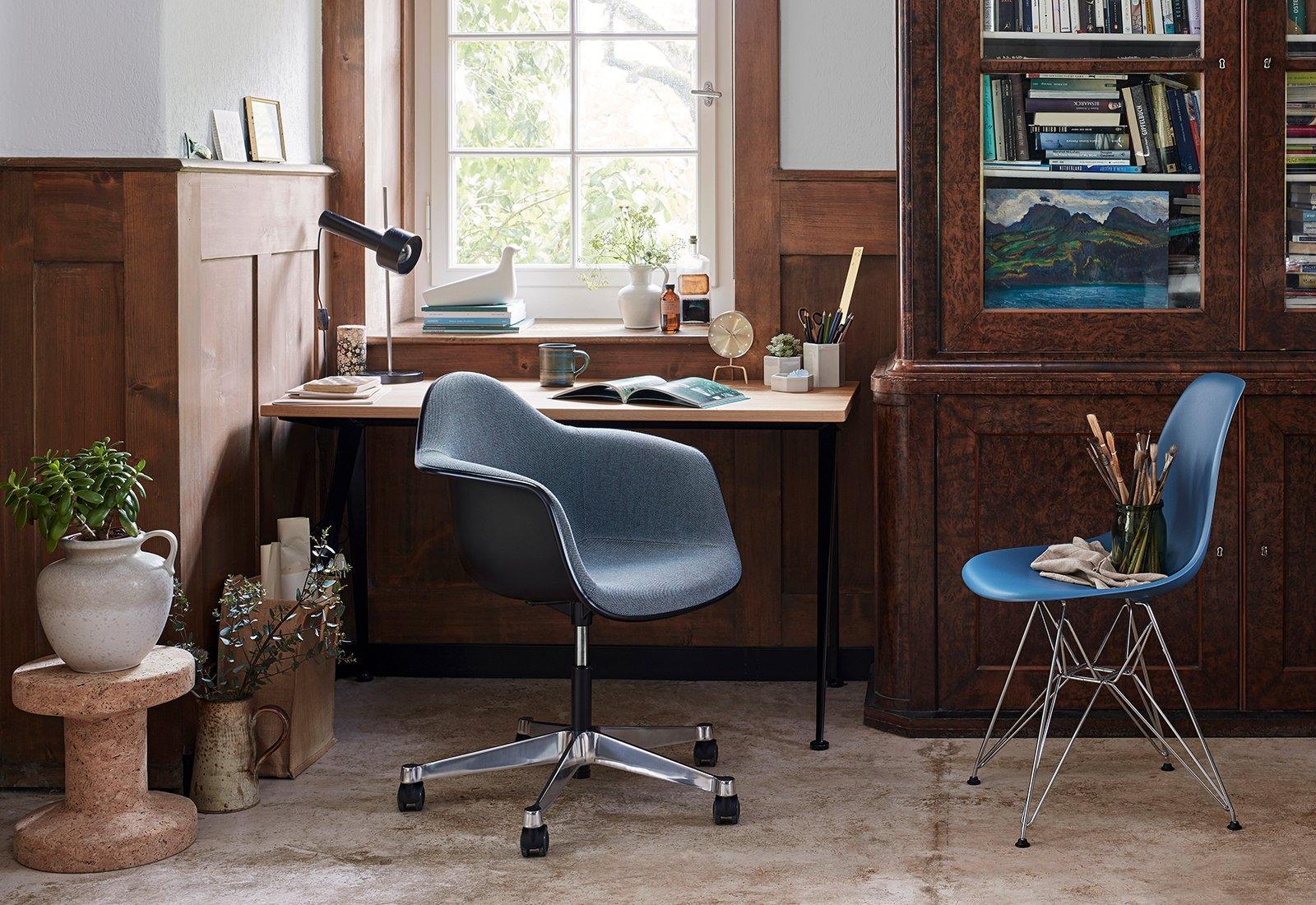 Eames PACC armchair with upholstery, 1950