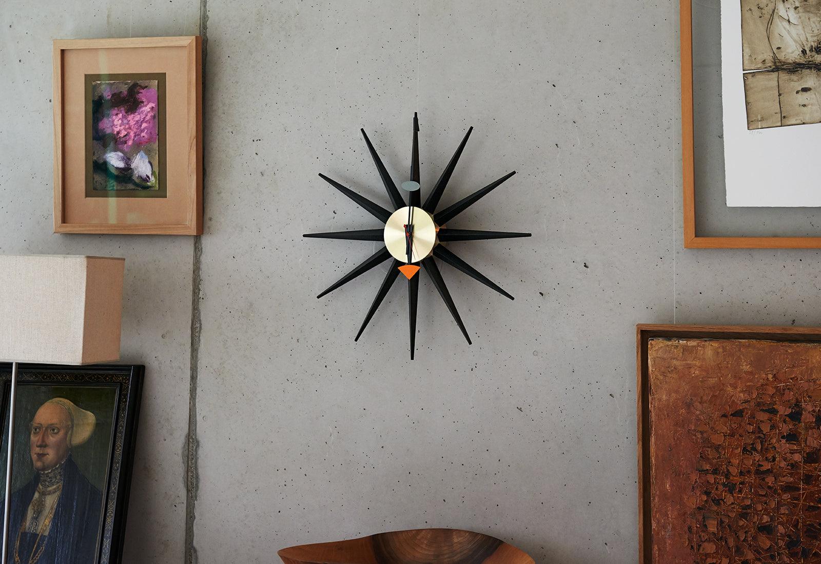 Sunburst Clock