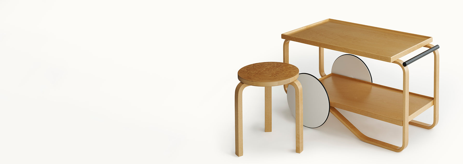 artek ARTICOLO シュガーポット Alvar Aalto ArtekModel95HalfRoundDiningTab