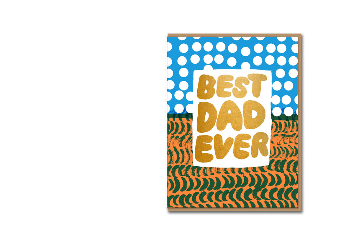Best Dad Ever Card, Egg press