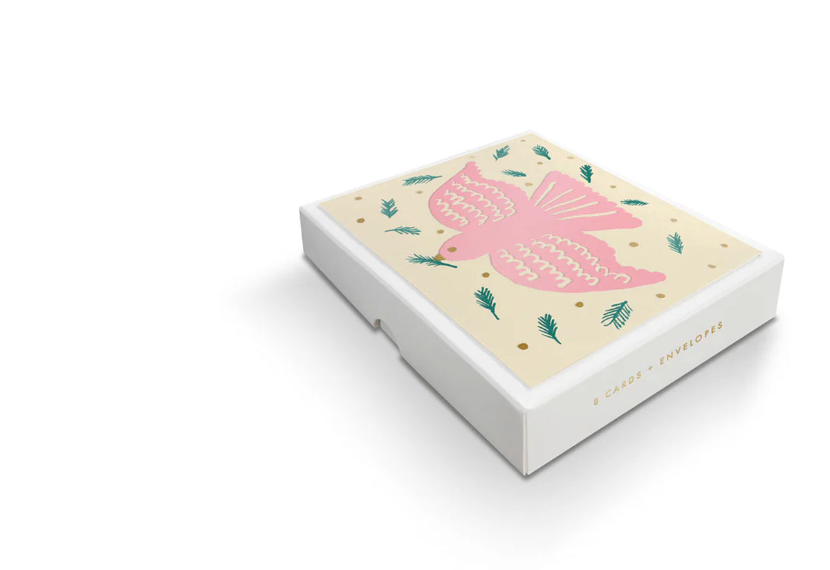 Joyful Pink Dove Card Box Set, 1973