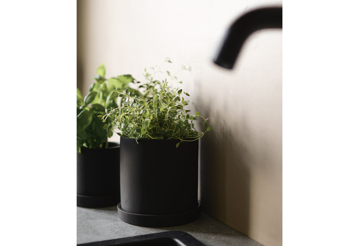 Grow Ceramic Plant Pot with Tray, Dbkd