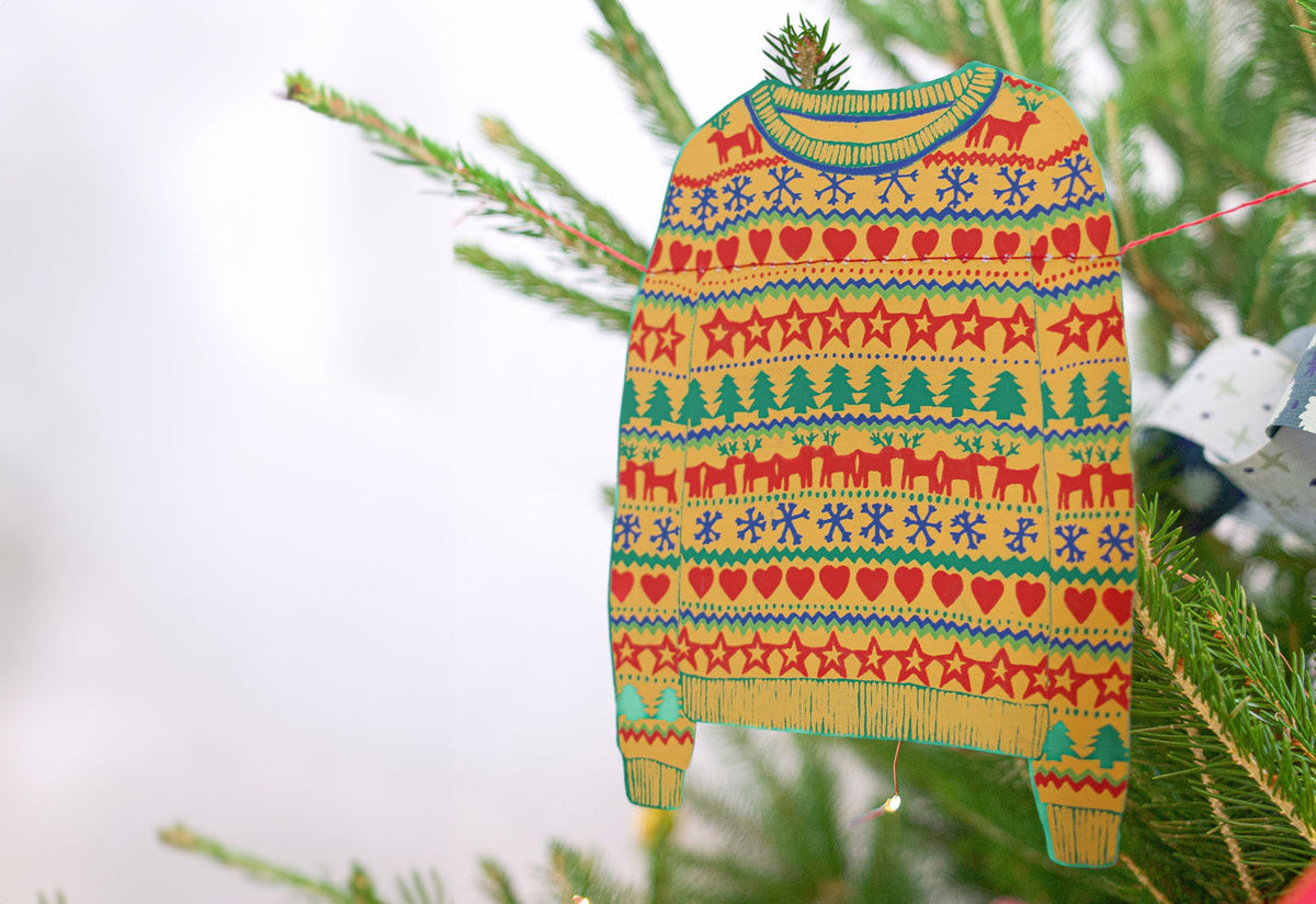 Christmas Jumpers Paper Garland, East end press