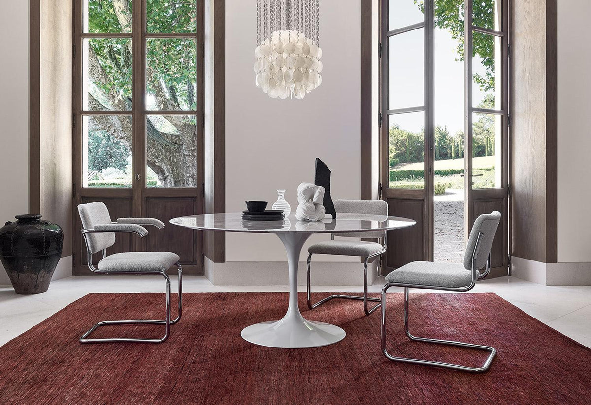 Cesca Chair | Fully Upholstered, Marcel breuer, Knoll