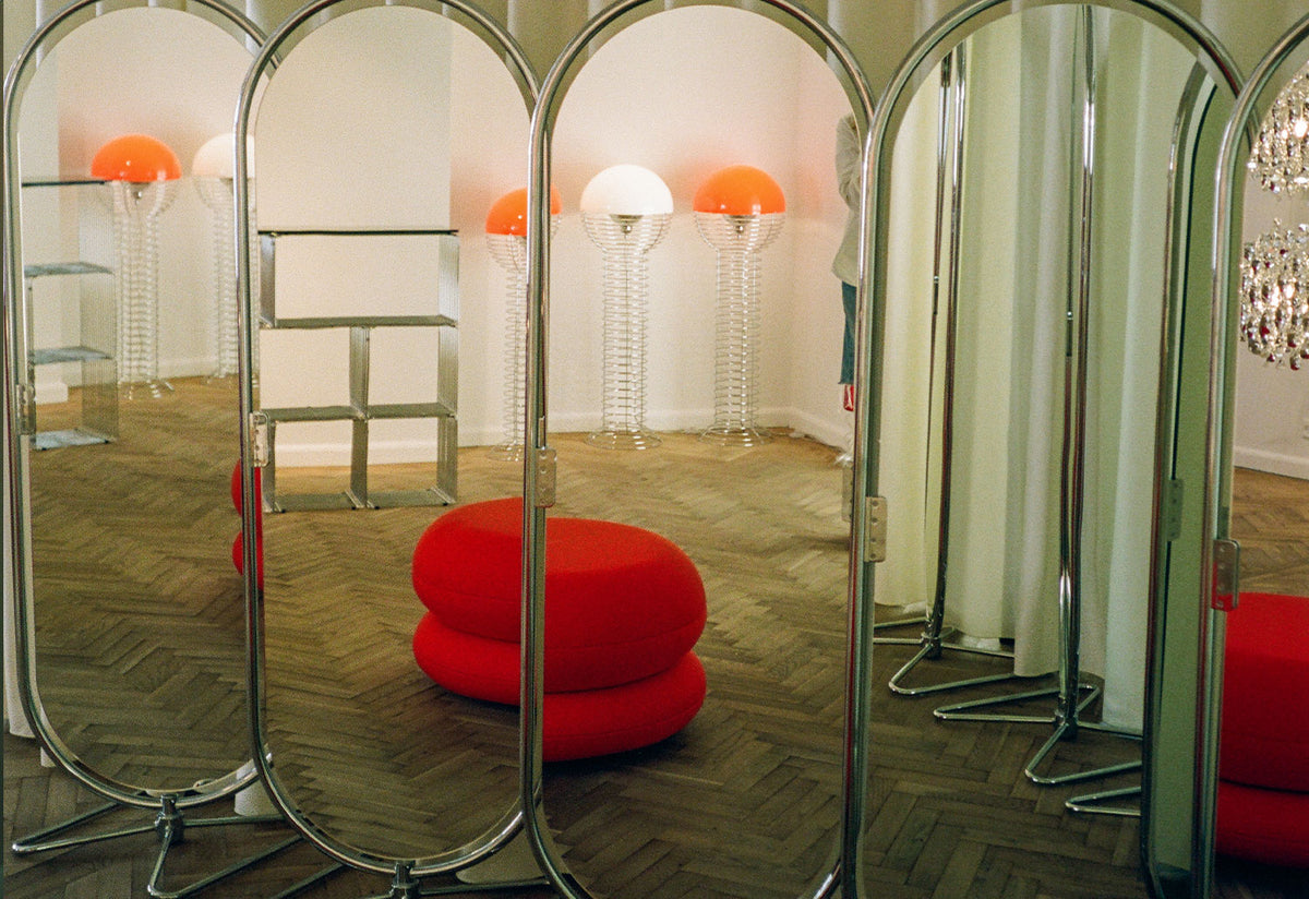 System 1-2-3 Tilting Mirror, Verner panton, Verpan