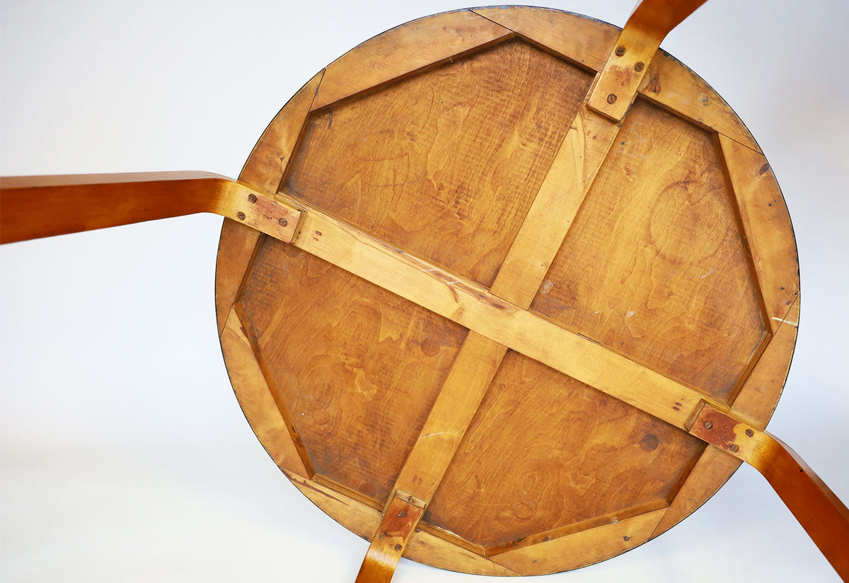 Alvar Aalto Round Dining Table, 1935, Alvar aalto