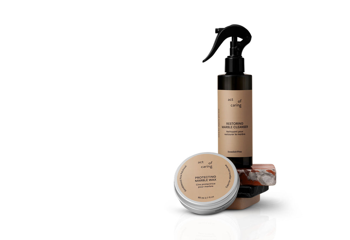 Marble + Fine Stone Care Kit, Act of caring