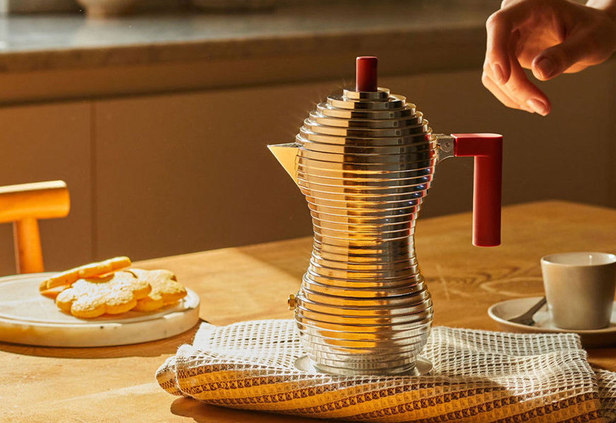 Pulcina Espresso Maker, Michele de lucchi, Alessi
