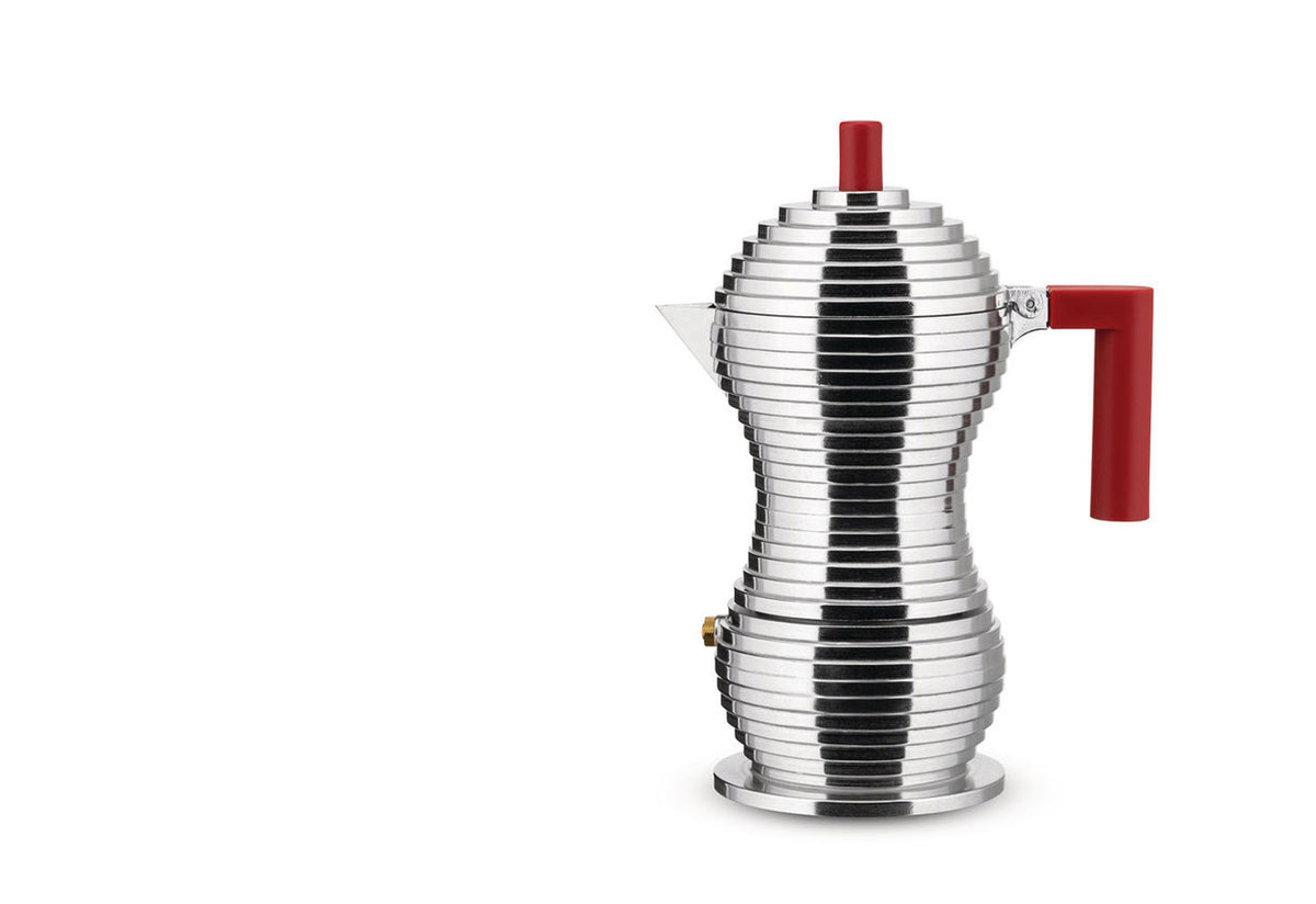 Pulcina Espresso Maker, Michele de lucchi, Alessi