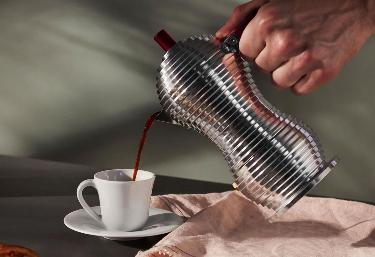 Pulcina Espresso Maker, Michele de lucchi, Alessi