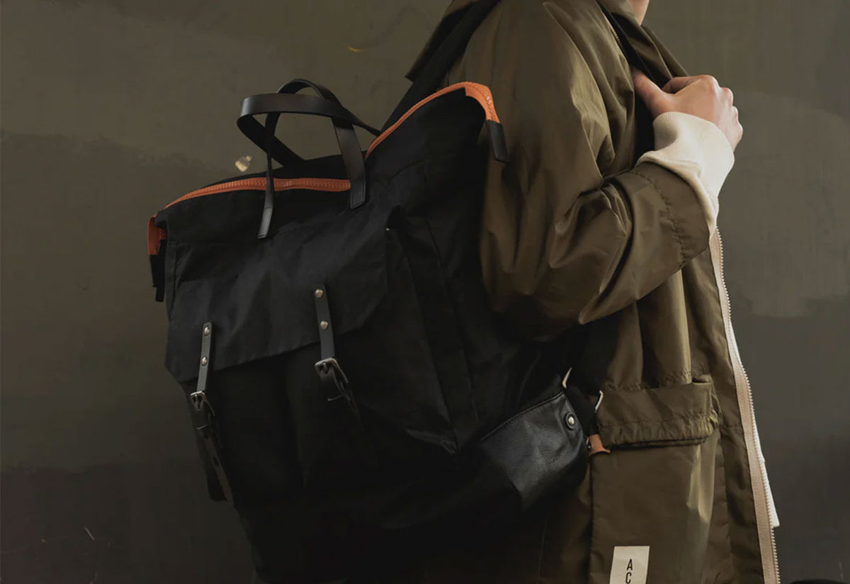 Fritz Waxed Cotton Rucksack, Ally capellino