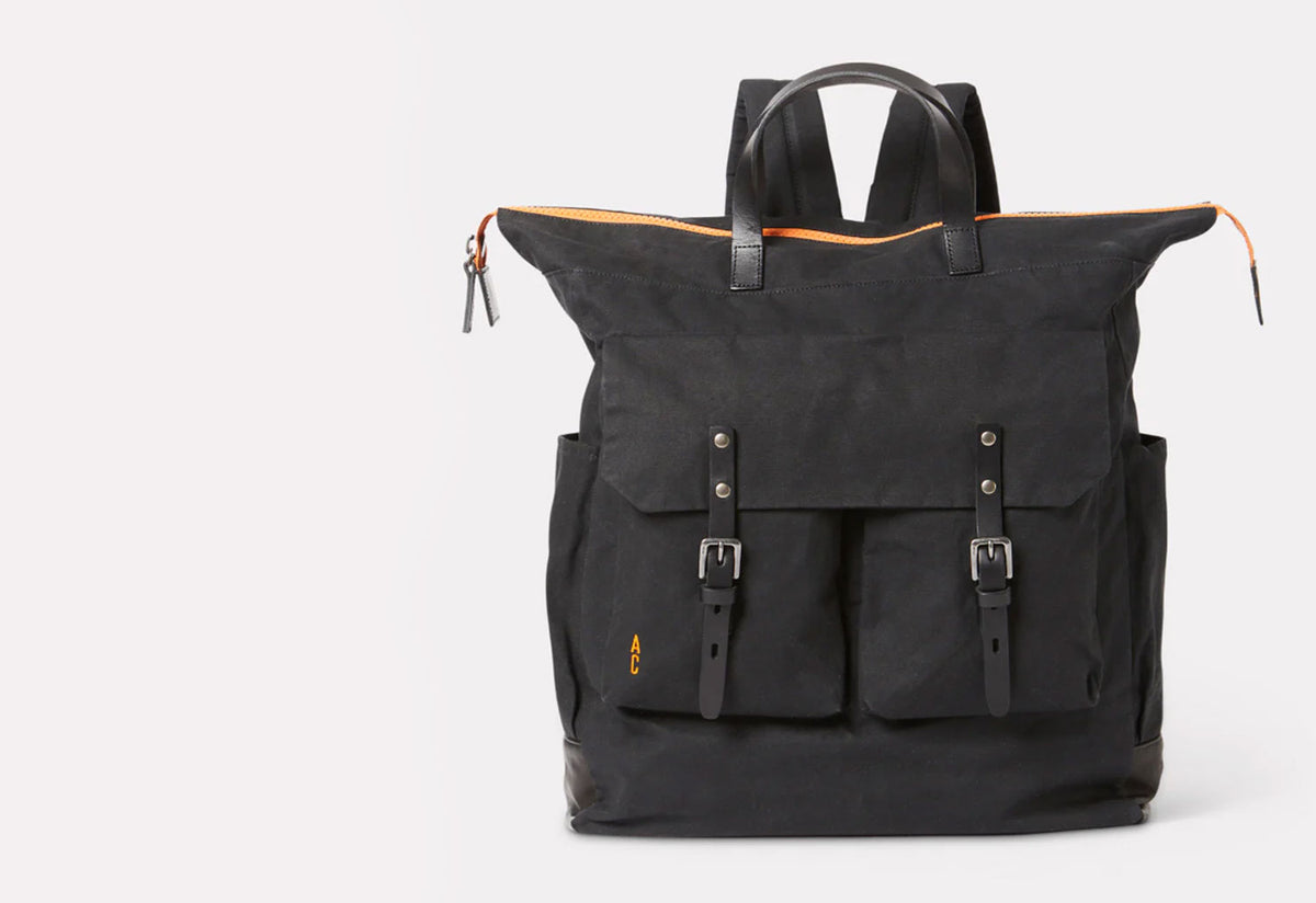 Fritz Waxed Cotton Rucksack, Ally capellino