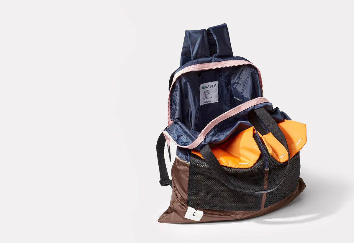 Hank Packable Zip Top Tote/Backpack, Ally capellino