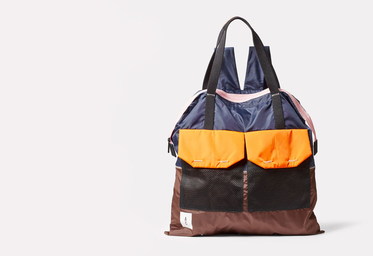 Hank Packable Zip Top Tote/Backpack, Ally capellino