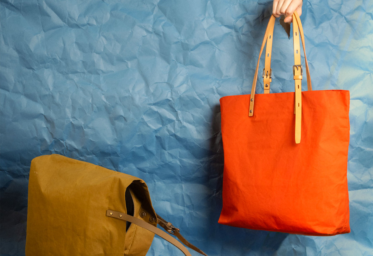 Natalie Waxed Cotton Tote, Ally capellino