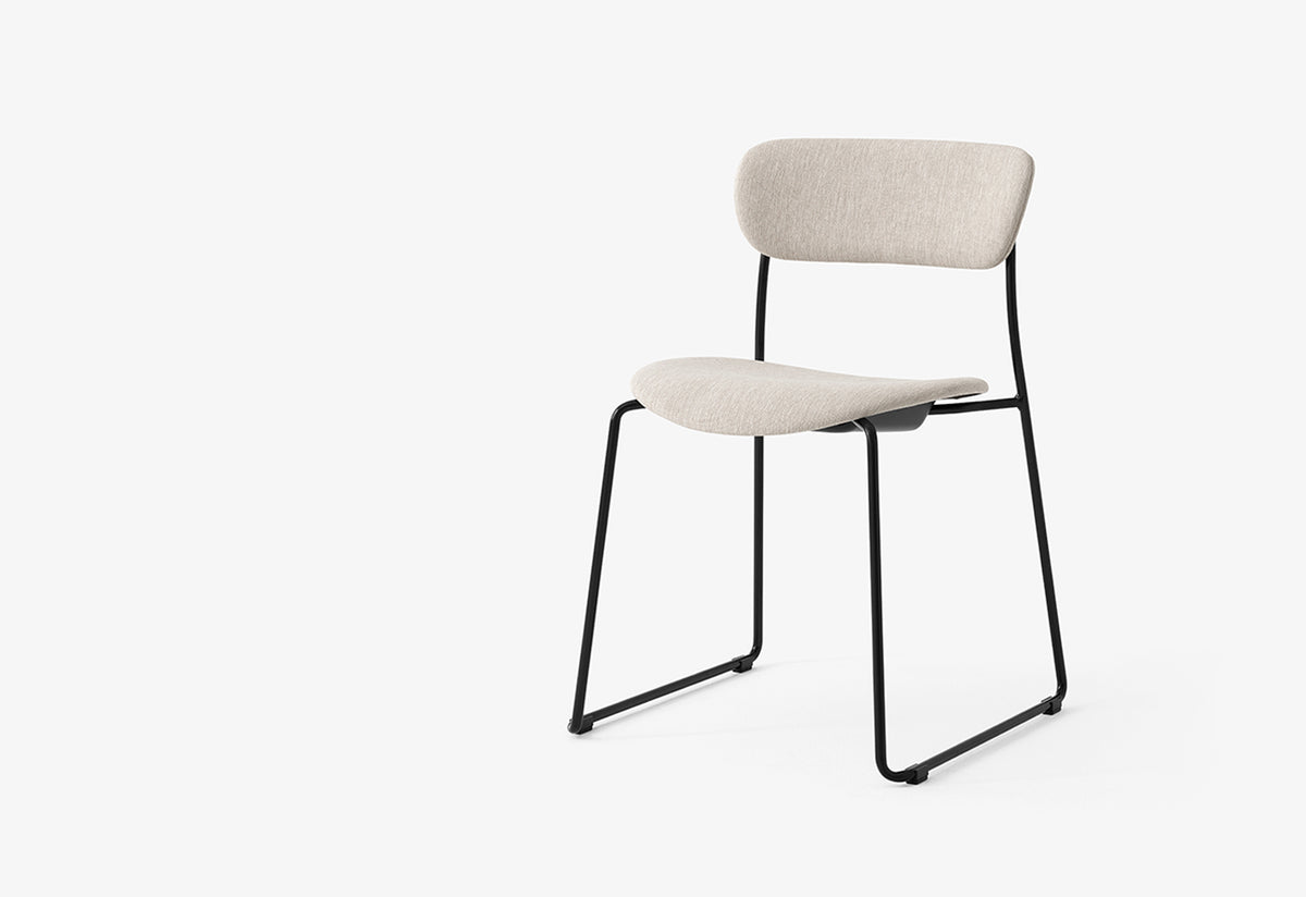 Pavilion Chair | Sled Base | Fully Upholstered, Anderssen and voll, Andtradition