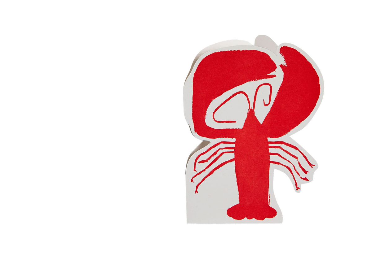 Lobster Cut Out Card, Archivist gallery