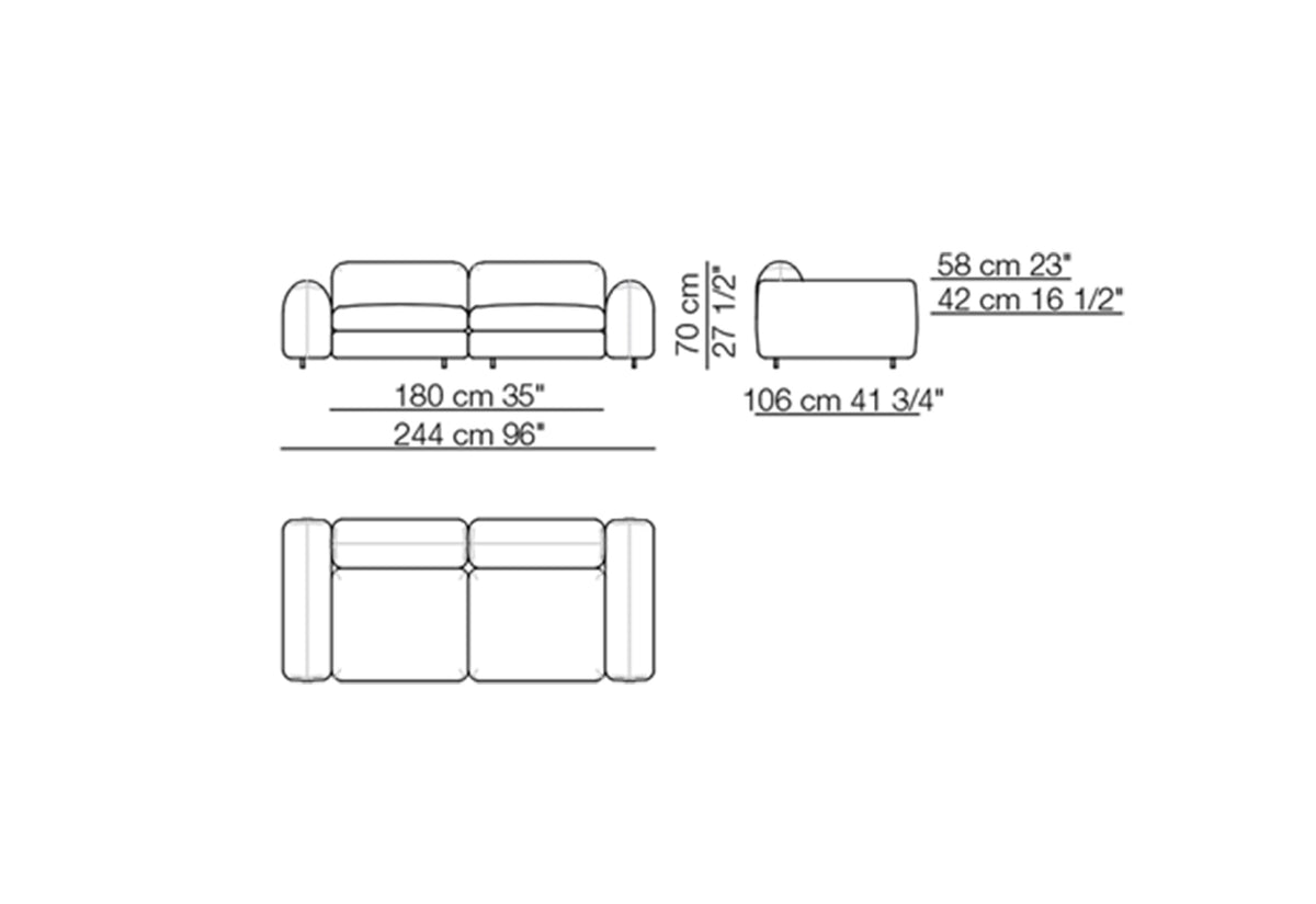 Edo Sofa, Claesson koivisto rune, Arflex