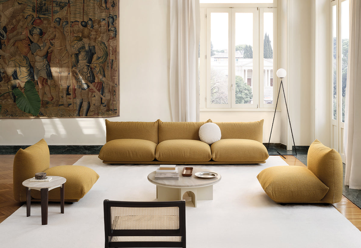 Marenco Three-Seater Sofa, Armless, Mario marenco, Arflex