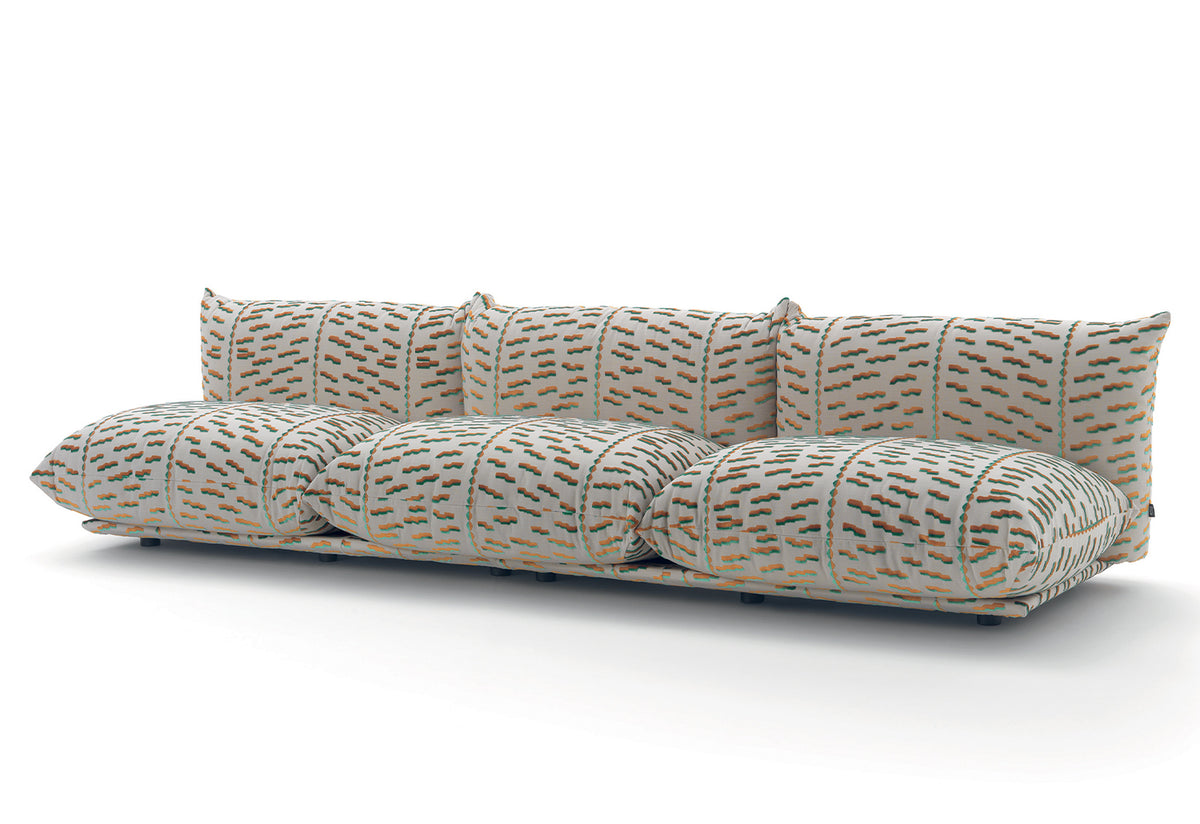 Marenco Three-Seater Sofa | Armless, Mario marenco, Arflex