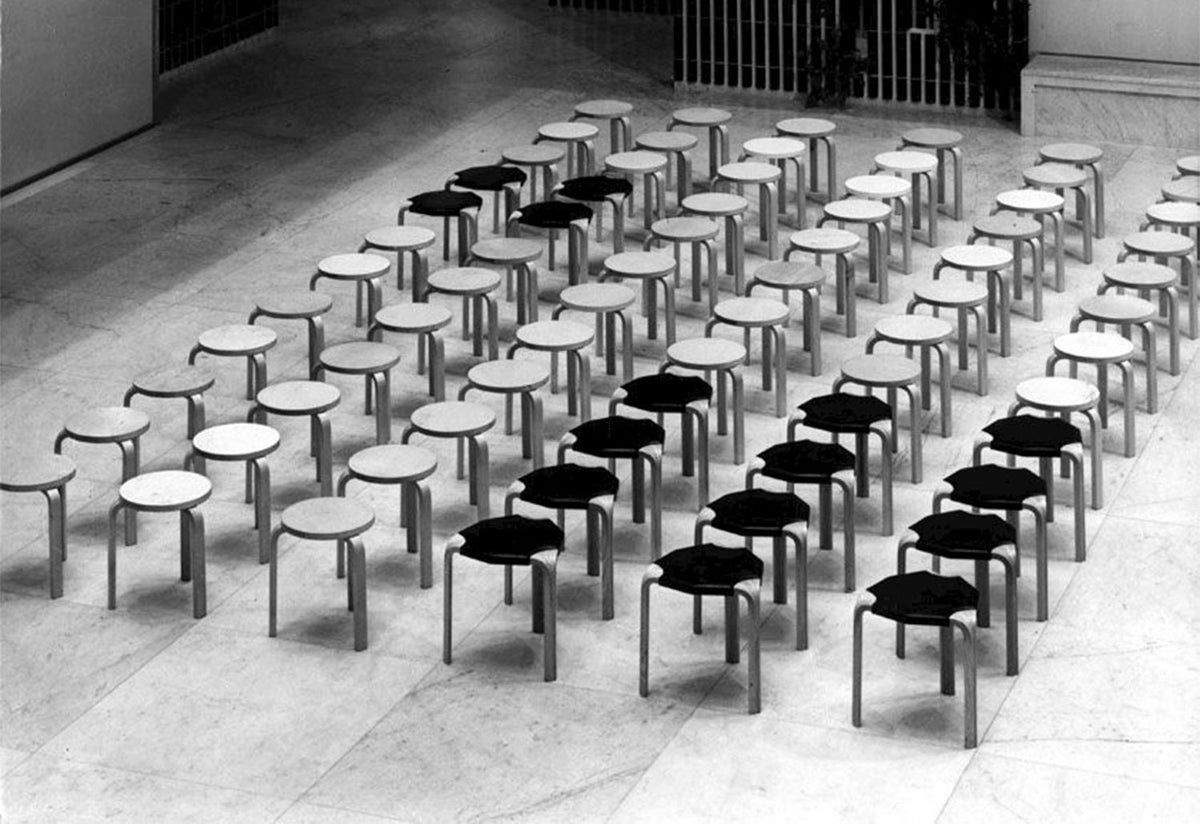 Stool X602 | Limited Edition, Alvar aalto, Artek