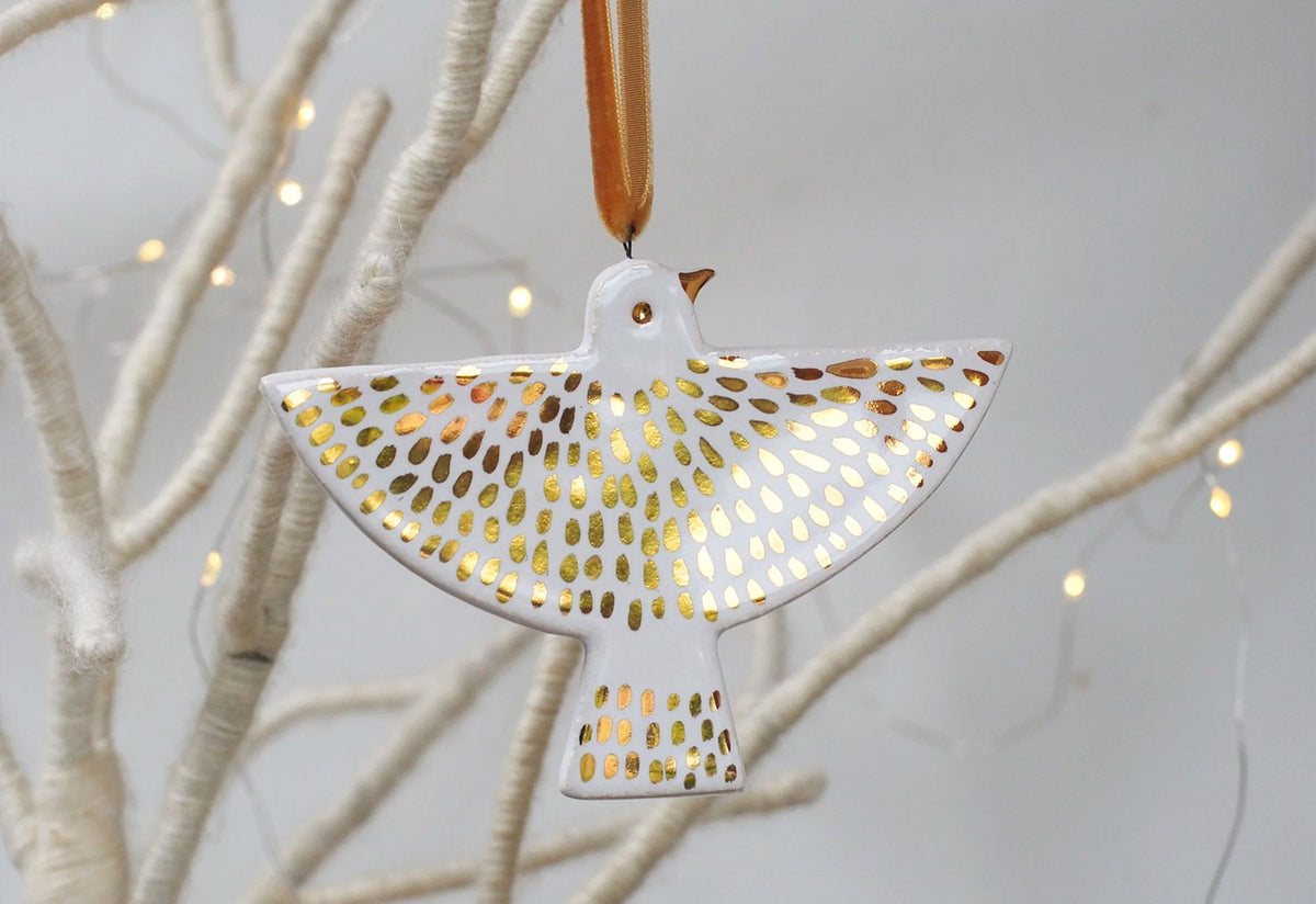 Peace Dove Hanging Ornament, Stella baggot, Atelier stella