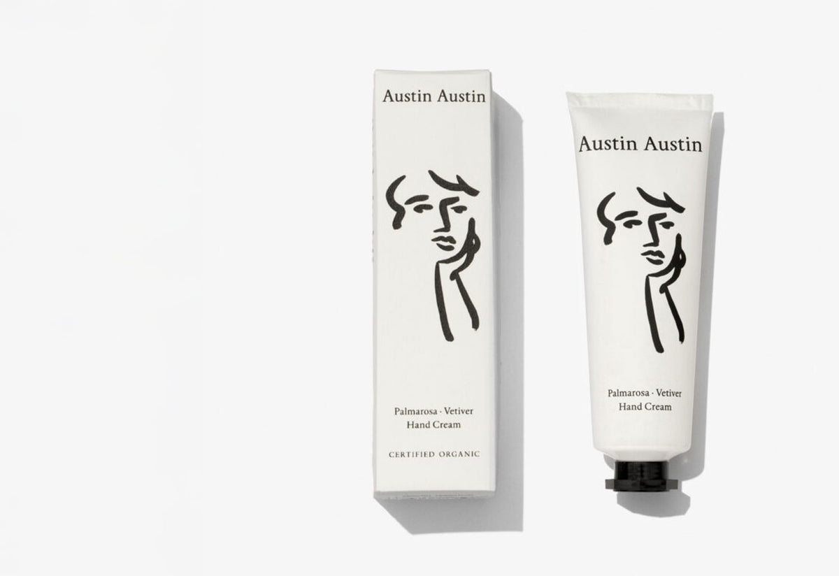 Palmarosa + Vetiver Hand Cream Tube, Austin austin