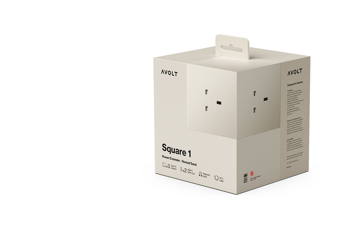 Square 1 Extension Lead, Avolt