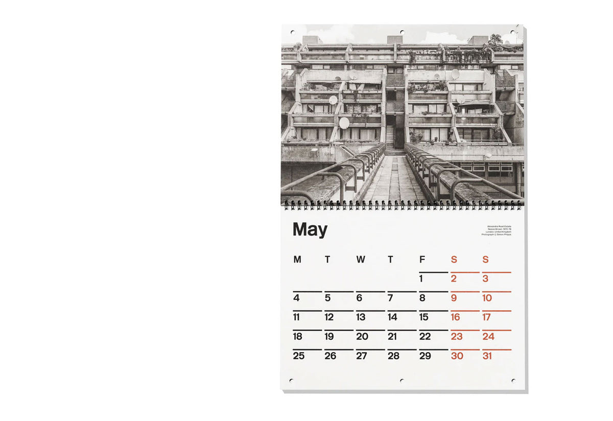 Brutalist Calendar 2026, Blue crow media