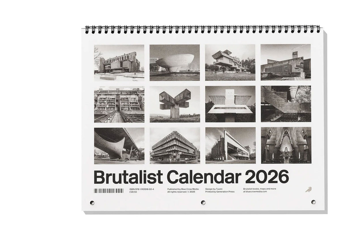 Brutalist Calendar 2026, Blue crow media