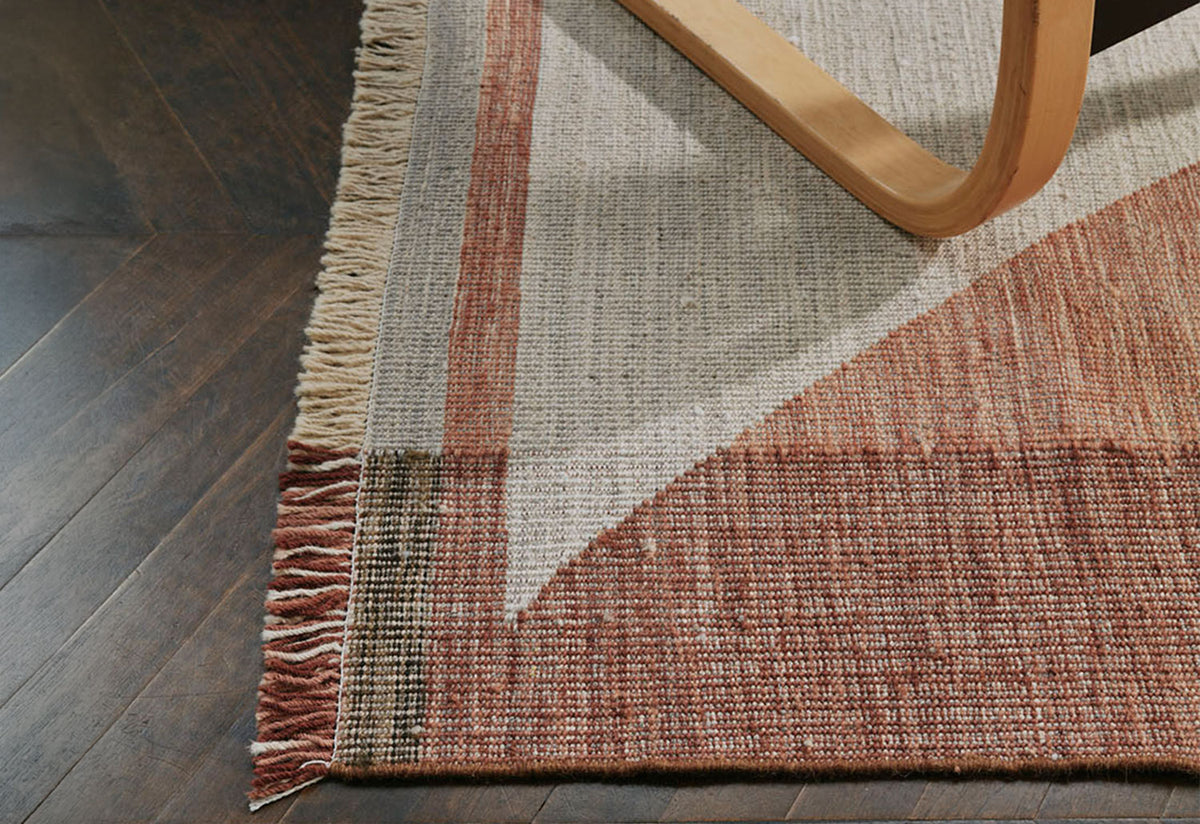 Big Red Triangle Rug, Nancy nicholson, Christopher farr