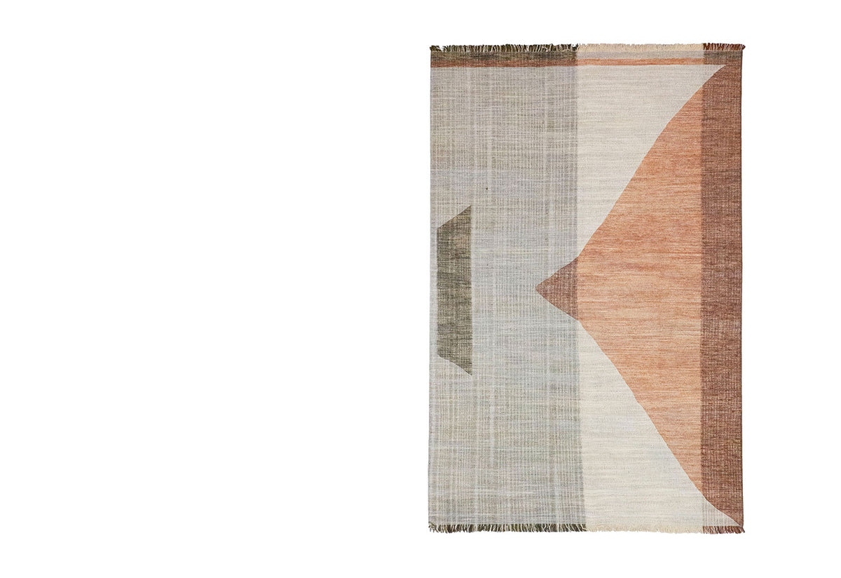 Big Red Triangle Rug, Nancy nicholson, Christopher farr