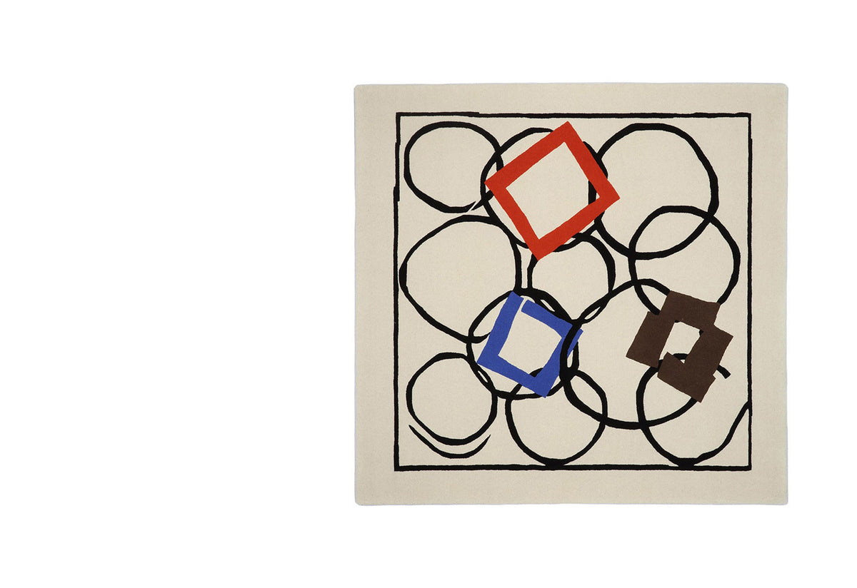 Squares in Orbit Rug, Sandra blow, Christopher farr