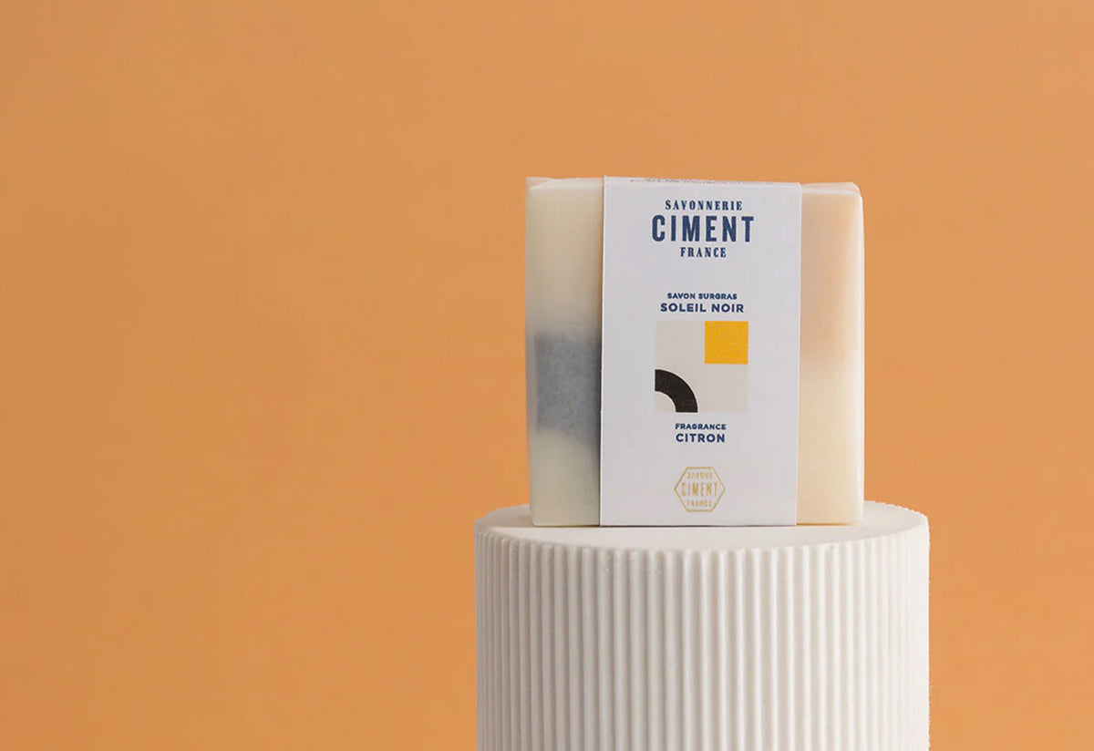 Soleil Noir Soap | Lemon, Ciment paris