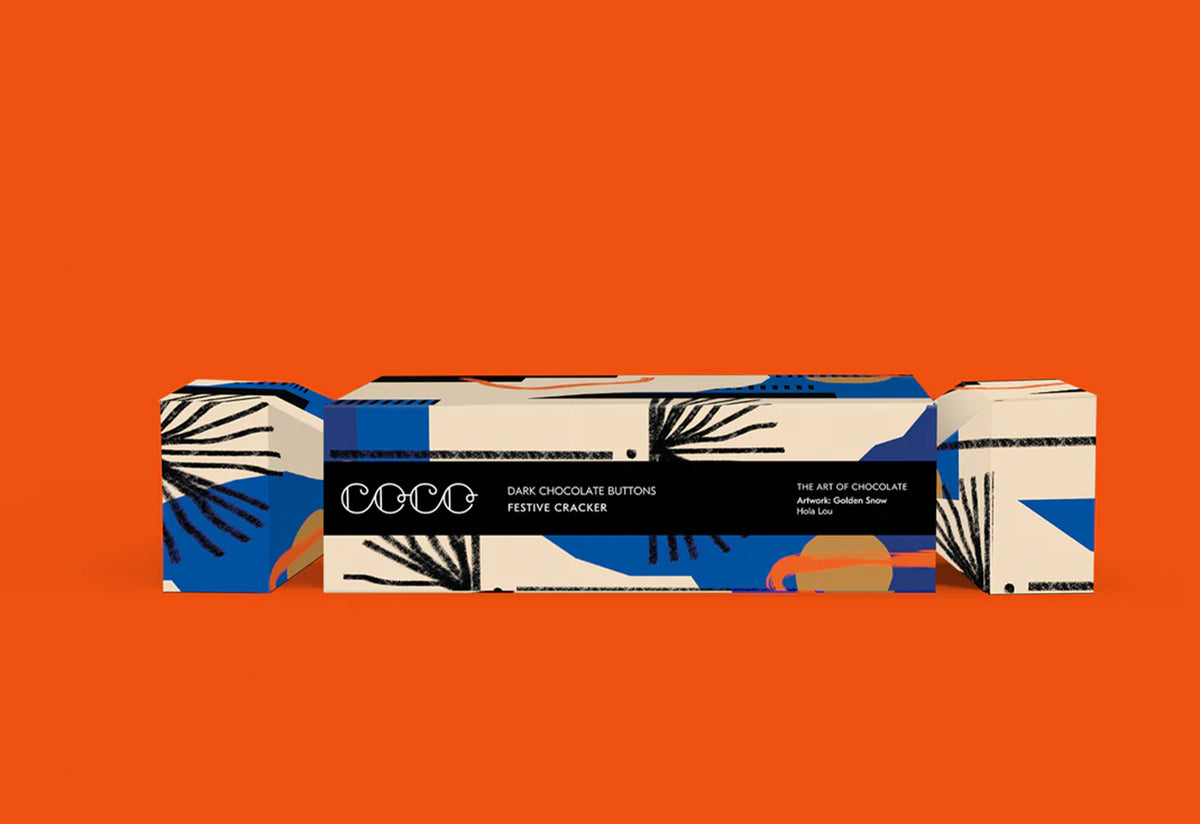 Dark Chocolate Festive Cracker, Coco chocolatier