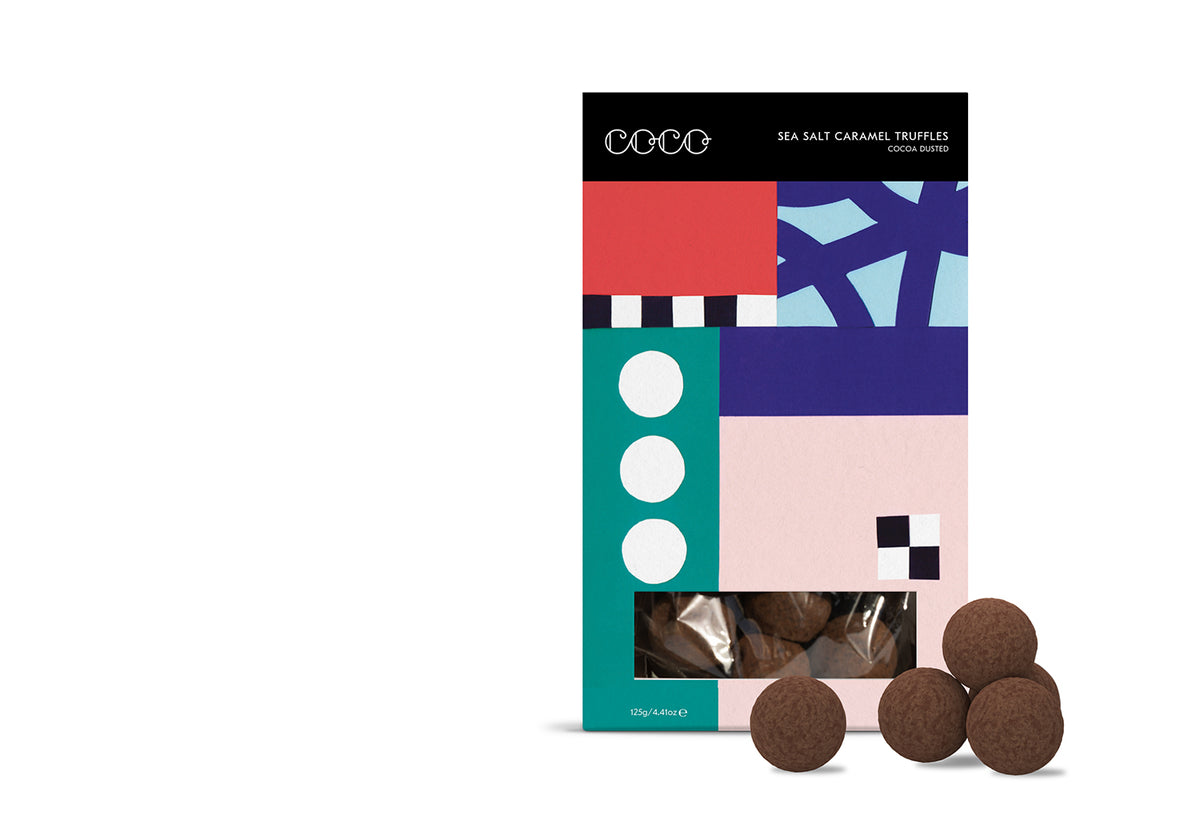 Sea Salt Caramel Truffles, Coco chocolatier