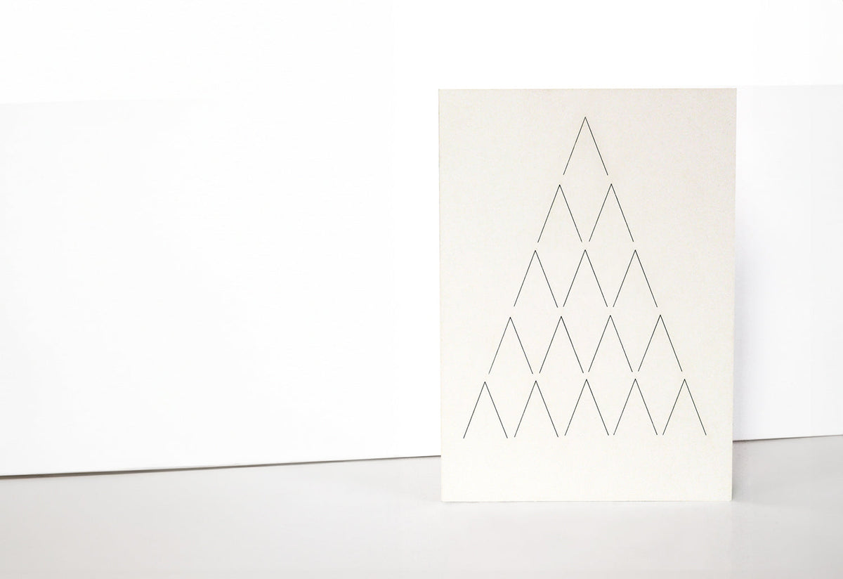 Green Fir Tree Card, Cut and make