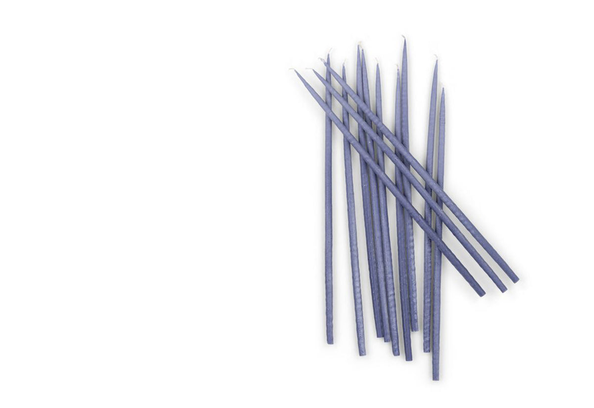 Thin Taper Candles Set, British colour standard