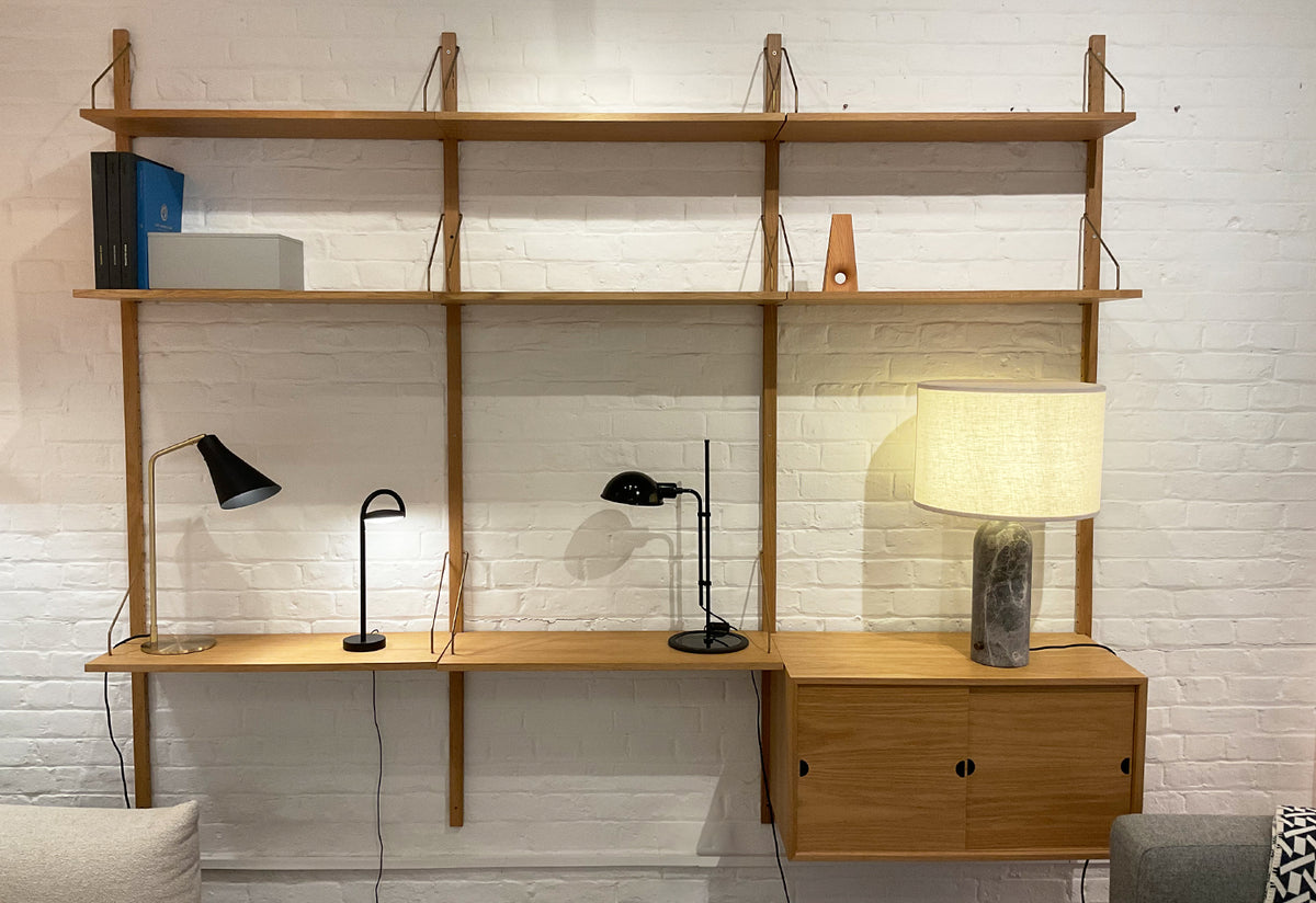 Royal System Shelving, Oak - Ex-Display