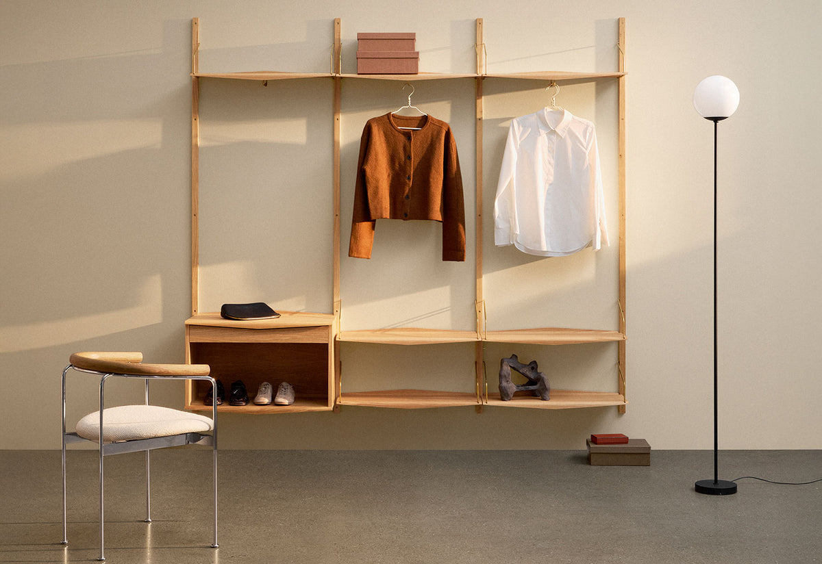 System Ultra | Shelf With Clothes Rail, Poul cadovius, Dk3