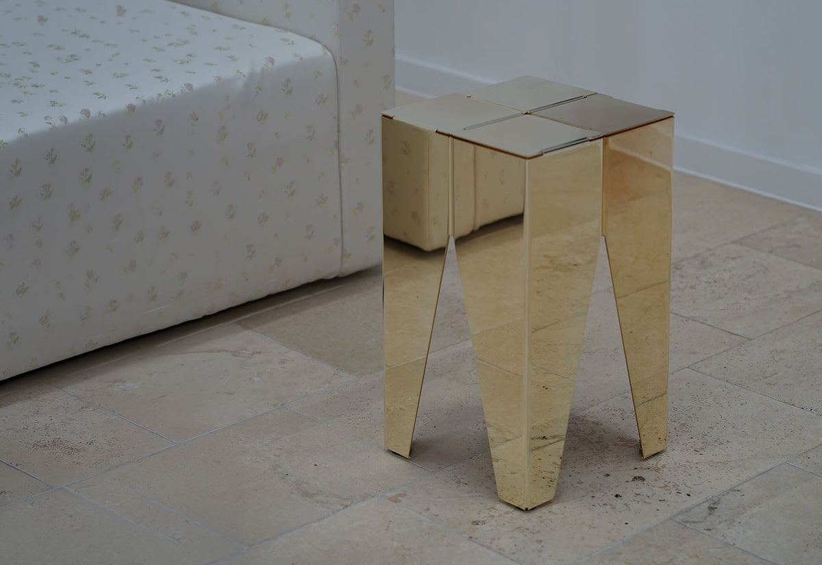 Backenzahn Stool | Steel, Philipp mainzer, E15