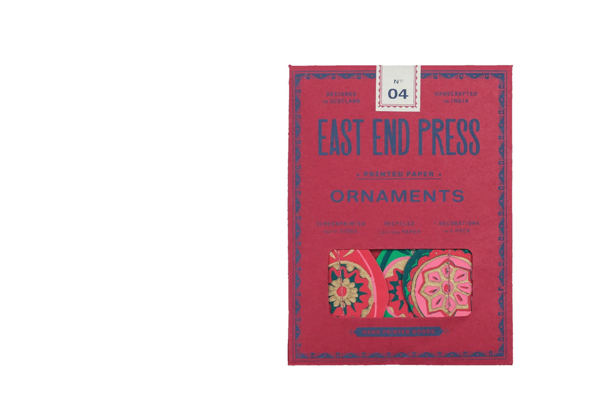 Baubles Paper Ornaments, East end press
