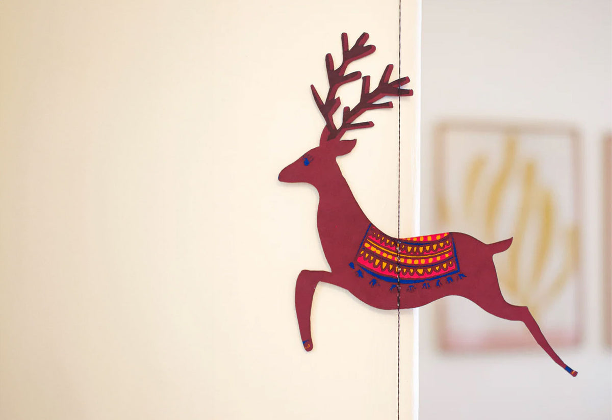 Reindeer Vertical Wall Hanging, East end press