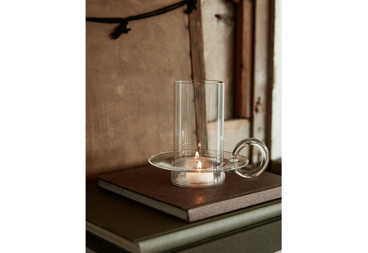 Luce Glass Candleholder, Ferm living