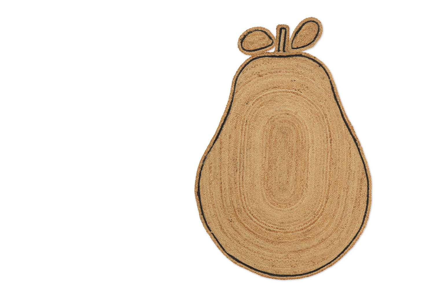Ferm Living Pear Braided Jute Rug | twentytwentyone